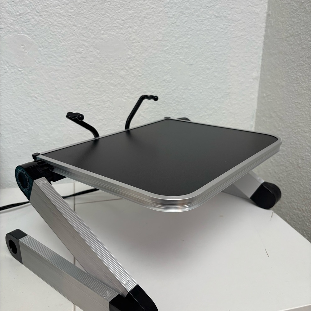 Table Tech Buddy Adjustable Laptop Stand - Black - Picture 2 of 3